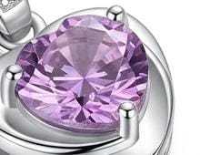 Colgante de diamante moissanita de la mejor calidad para mujer, joyería fina de moda, regalo para cumpleaños y aniversario disponible a buen precio. - Product Image 2