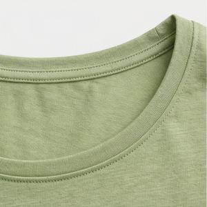 T-shirt à manches courtes pour femme avec logo personnalisé, vêtements d'été, haute qualité, 100% coton, séchage rapide, respirant, t-shirts pour femme - Product Image 4