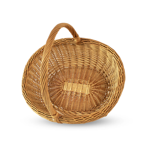 Panier de rangement vintage en bambou tressé JYWoven, écologique, pour les fournitures de mariage, les anniversaires, les fêtes, la décoration de jardin - Product Image 1