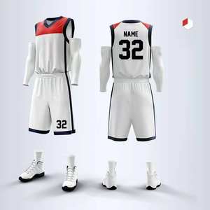 Sweat-shirt de basket-ball rétro personnalisé unisexe professionnel, impression par sublimation sur le devant, protection UV, évacuation de l'humidité, 100% polyester - Product Image 4