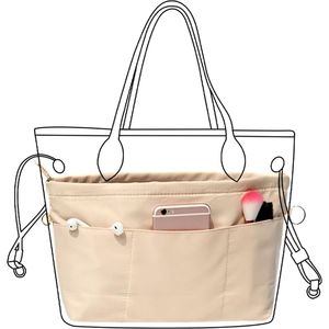 Organizer per Borsa 3055KHAKI XS in Nylon Compatibile con Borse Simili a Neverfull, Borse per Cosmetici e Astucci - Product Image 2