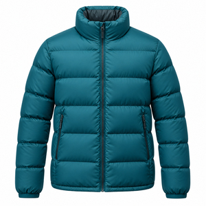 Eco-Friendly Quick Dry <b>Waterproof</b> <b>Warm</b> Winter Puffer Jacket for MenFashion Style Solid Color Streetwear - Product Image 5
