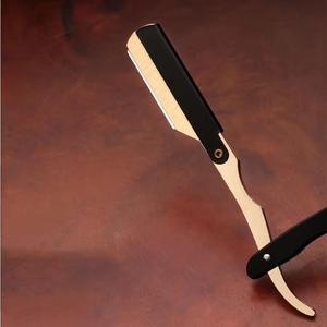 Luxury Barber Razor Professional Straight <b>Edge</b> Shaving <b>Tool</b> for Hair Beard Fade Styling - Product Image 4