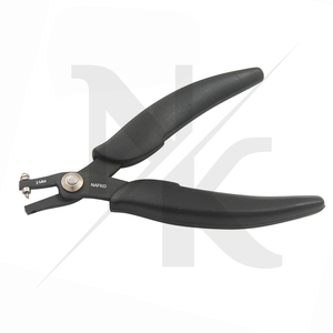 Pince perforatrice mini pour bijoux, taille de broche 2 mm, 140 mm avec poignées en plastique à ressort, outil de découpe de métal pour artisanat - Product Image 2