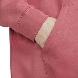 Sweat à capuche zippé oversize personnalisé pour femme, style streetwear, couleur unie, épaules tombantes, coupe ample, en molleton de coton uni - Product Image 4
