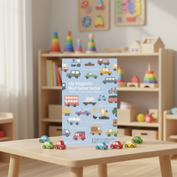 Ensemble de rails de train magnétique pour enfants, jouet créatif de transport sur rail pour l'apprentissage imaginatif et le plaisir de construction