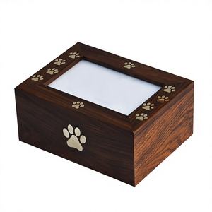 Urne en bois personnalisable de style américain pour la foresterie Grand vendeur Fournisseur Boîte de crémation pour enfants OEM ODM Fournitures funéraires - Product Image 3