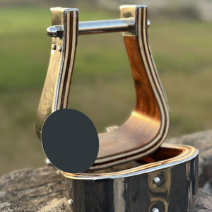 Estribos de madera para montar a caballo, reposapiés de madera dura de primera calidad, equipo ecuestre tradicional, soporte duradero para el jinete - Product Image 2