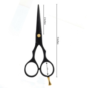 Tijeras Profesionales de Peluquería de 6 Pulgadas, Color Negro Mate, Mango de Acero Inoxidable, Suministros de Salón para Belleza - Product Image 4