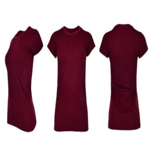 Camiseta de Punto de Manga Corta Amarilla Lisa para Mujer, 100% Algodón Orgánico, Casual, Ecológica, con Estampado Serigrafiado, Transpirable - Product Image 5