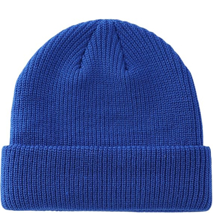 Custom Logo White Knit Beanie Hat Ribbed <b>Winter</b> <b>Cap</b> Women Men Soft Warm Stretch Plain Skull <b>Cap</b> OEM Hat - Product Image 1