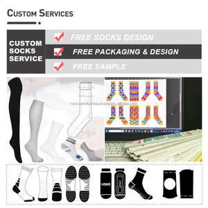 Chaussettes décontractées en coton pour hommes, tricotées jacquard avec lettres, anti-bactériennes, amusantes, personnalisées pour le sport et le printemps - Product Image 4