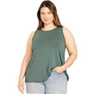 Débardeur pour femmes, style décontracté d'été, confortable, léger, en tissu riche en coton, respirant - Product Image 1