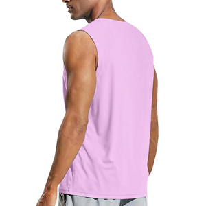Everglide Corporation Débardeur décontracté pour homme, blanc, col rond, tricoté, 100 % coton, 220 g - Product Image 1