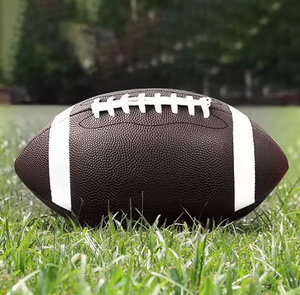 Super ! Ballon de football américain, de soccer, de rugby, de football américain standard, taille 8,5 pouces, pour hommes, femmes et enfants - Product Image 1