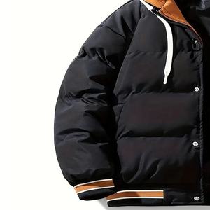 Veste matelassée en toile pour homme conçue par des experts, imperméable, manteau d'hiver avec rembourrage matelassé, personnalisée pour une utilisation en extérieur - Product Image 4