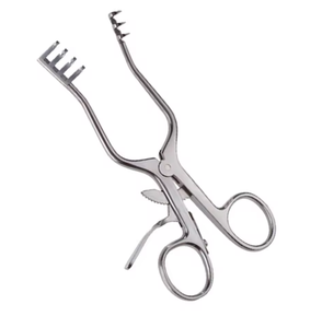 Retractor Weitlaner de 5.5 Pulgadas, Punta Roma, 3x4 Puntas, Instrumentos Quirúrgicos Veterinarios de Acero Inoxidable, Certificación CE Clase I, 3 Años de Garantía - Product Image 2