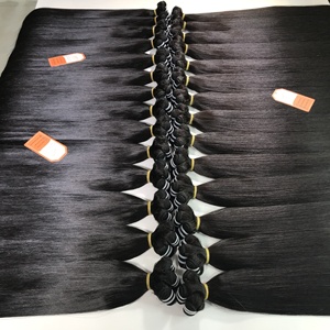 Prêt à expédier trame droite couleur naturelle vietnamien humain Bundle Extensions de cheveux produits de vente chaude 2024 - Product Image 2
