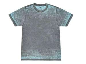 T-shirt à manches courtes en jersey uni à col rond pour homme, coupe classique, style streetwear - Product Image 1