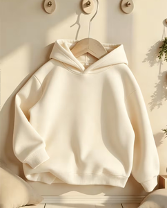 Pink Girls Hoodie Sweatshirt Pullover Hooded Long Sleeve Crew Neck Casual Wear - Product Image 5