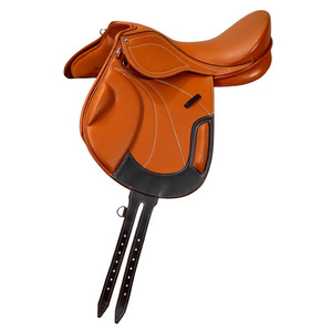 Selle d'équitation anglaise en cuir de qualité supérieure, confortable, légère, durable, artisanale, équipement équestre pour l'équitation quotidienne - Product Image 3