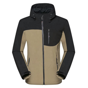 Chaqueta de Softshell con Capucha para Hombre, Impermeable, Cortavientos, Forrada de Forro Polar, para Senderismo y Trekking, Venta al por Mayor, OEM, Personalizada - Product Image 4