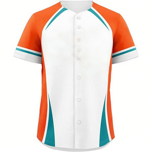 Maillot de baseball unisexe respirant personnalisable avec numéro, haute qualité, vente chaude - Product Image 3
