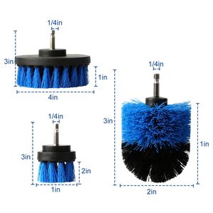 Set di 3 Spazzole Elettriche per Pulizia, Efficace Pulitore per Tappeti, Pareti, Piastrelle e Vasca, Kit Pratico per Lavaggio Auto - Product Image 5