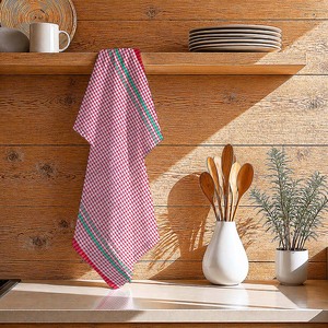 2026 Top Quality 100% Cotton Check Design Kitchen Towels Water Absorbent Highest Selling Kitchen Towel Exporter. - Product Image 1