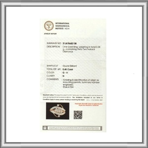 Djewels Lab Grown Diamond Classic Women's Anniversary <b>Ring</b> 14K Solid Gold Brilliant Cut IGI INGEMCO Certified <b>Resizable</b> - Product Image 4