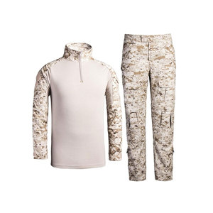 Conjunto de Uniforme Táctico de Camuflaje para Hombre, Transpirable, Pantalones con Cierre y Manga Larga, Corte Regular, para Todas las Temporadas, Estampado Sublimado - Product Image 3