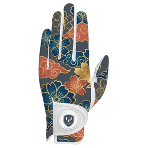 Guantes de Golf de Piel Cabretta Suaves y Transpirables con Logotipo Personalizado, Guantes de Golf Ligeros de Piel Genuina con Correa de Muñeca Ajustable - Product Image 2