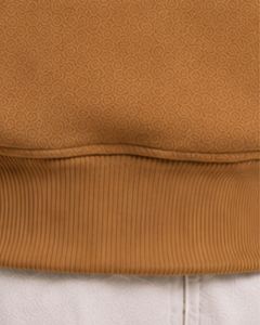 Camel Brown <b>Men</b> Oversized Quarter Zip Sweatshirt <b>Pullover</b> Fleece Cotton Polyester Casual Winter Sweatshirt With Stand Collar - Product Image 3