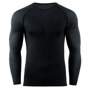 2022 nouveau Style hommes de haute qualité en gros Akit sport éruption garde à manches longues compressé coupe ajustée sublimé gymnastique chemise de boxe - Product Image 2