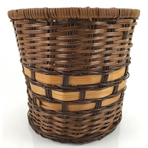 Panier rond en bambou multifonctionnel et écologique pour plantes de jardin - Product Image 5