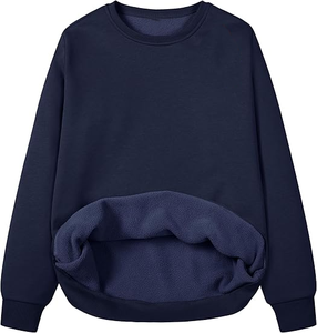 Nouveau sweat-shirt décontracté pour femme, hiver, logo personnalisé imprimé sur le devant, manches longues, haute qualité, 100% coton, coupe-vent, respirant - Product Image 1