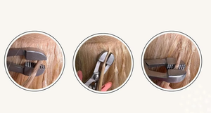 Pince à extensions capillaires Microlink innovante avec logo et couleur personnalisés pour un kit d'outils de coiffage rapide et facile - Product Image 6