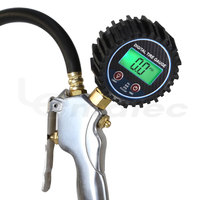 Manomètre numérique en aluminium pour pneus avec service OEM Lematec Taiwan