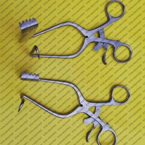 Ensemble de rétracteurs de discectomie Williams Premium, 2 pièces, 7,75 pouces, lame solide gauche 10mmx70mm, pour chirurgie orthopédique de la colonne vertébrale - Product Image 3