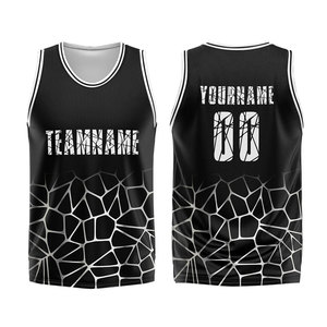 Maillot de basket respirant personnalisable, design par sublimation, créez votre propre tenue d'équipe sportive, maillot de basket personnalisé - Product Image 1