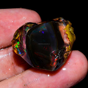 Hermosa calidad de Grado Superior 100% Natural Welo fuego aceite de ópalo etíope piedra preciosa suelta áspera para hacer joyería ópalo aceitoso - Product Image 2