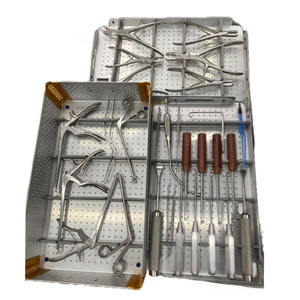 Juego de Instrumentos Neuroquirúrgicos para Columna Lumbar, Instrumentos de Cirugía de Fijación Espinal Ortopédica de Acero Inoxidable, Manual, Certificado MOL - Product Image 1