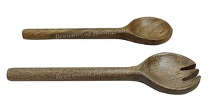 ช้อนไม้มะม่วงที่ทำจากช่างฝีมือปลอดภัยสำหรับใช้ในครัวที่มีสไตล์อย่างยั่งยืน - Product Image 6