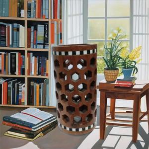 Cubierta Decorativa para Lámpara LED Hecha a Mano con Incrustaciones de Hueso/Resina de Madera Sólida, para Decoración del Hogar, Sala de Estar y Dormitorio - Product Image 3