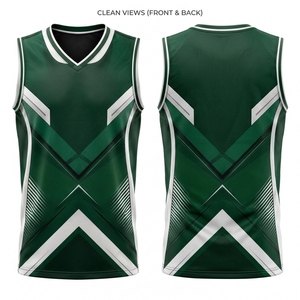 Maillot de basket-ball de qualité supérieure, uniforme sportif d'équipe, doté d'un tissu respirant et à séchage rapide et d'un design confortable pour les professionnels - Product Image 4