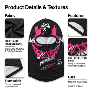 Wholesale Custom Printed Breathable Waterproof Ice Silk Balaclava Stretch Full Head Cover Outdoor Sports Beach Fishing Face Mask - Product Image 5