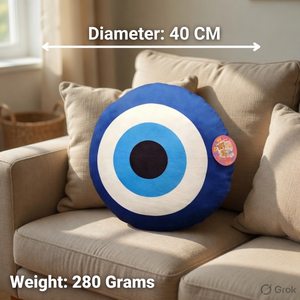Cojín Decorativo de Felpa con Diseño de Ojo Turco, Suave y de Primera Calidad, para el Hogar, Sofá, Cama, Sala de Estar y como Regalo, Directo de Fábrica - Product Image 3