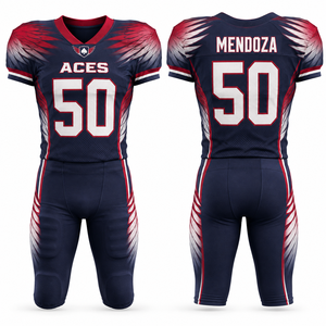 Uniformes de football américain en gros, sur mesure, performance athlétique professionnelle, confectionnés sur mesure, sublimation, broderie, impression - Product Image 2