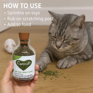 OEM ODM En vrac Mélange de feuilles et tiges de catnip biologique broyé de qualité supérieure pour chats, naturel à base de plantes, pour le soutien mental des animaux de compagnie, complément alimentaire, marque privée - Product Image 3