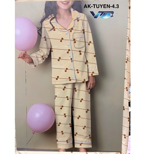 Tela de Satén Latino de Alta Calidad, 150cm / 160cm (personalizable), Tejido para Pijamas Infantiles, Impresión y Teñido Liso, Vietnam - Product Image 1